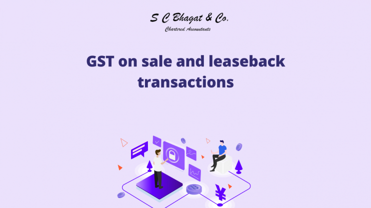 GST on sale and leaseback transactions