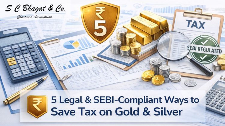 5 Legal & SEBI-Compliant Ways to Save Tax on Gold & Silver