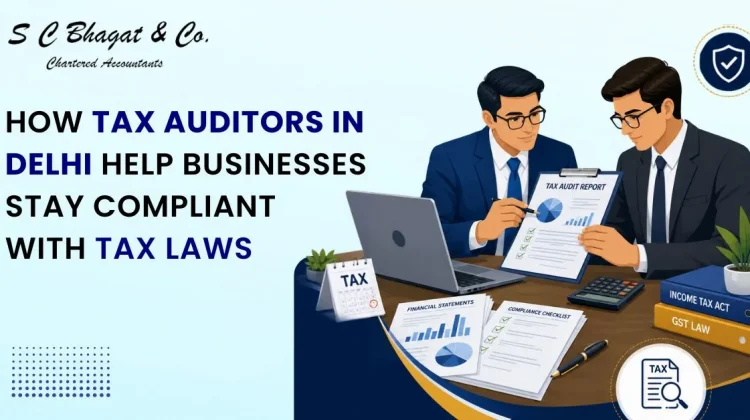 How Tax Auditors in Delhi Help Businesses Stay Compliant with Tax Laws